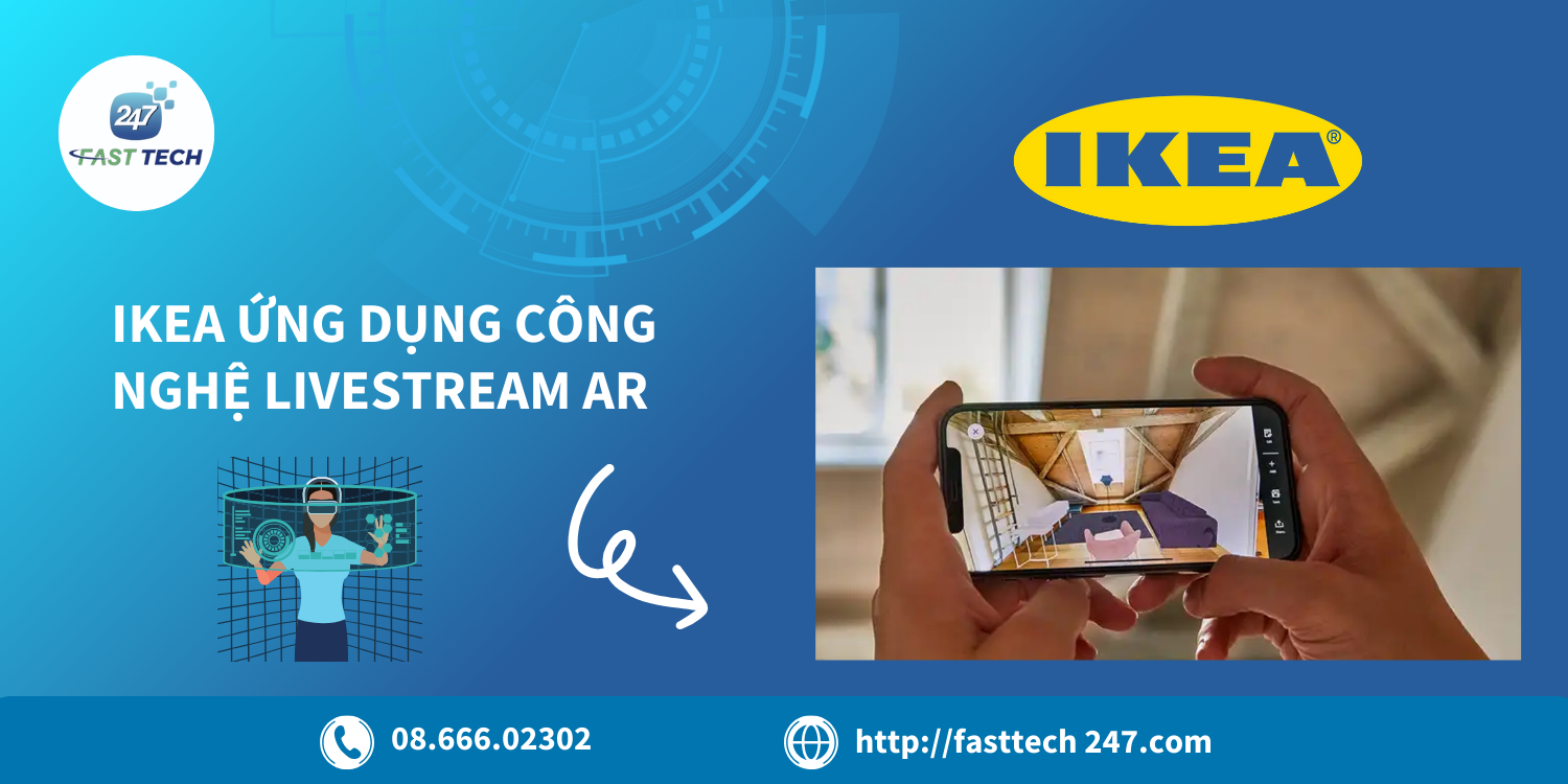 Ikea ứng dụng công nghệ livestream AR